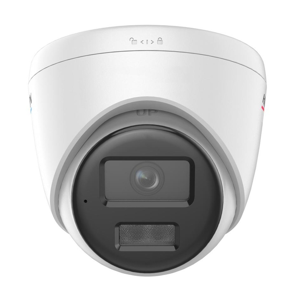 [DS-2CD1327G2H-LIU(2.8mm)] Hikvision - Cámara HD Domo ColorVU Dual Ligth con Audio IP 1080P [2MP] Lente 2.8mm [Metal/Plástico]