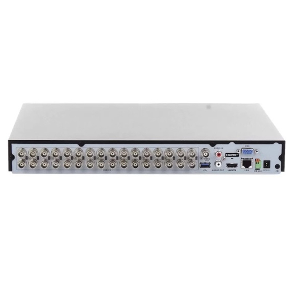[DS-7232HGHI-M2] Hikvision - DVR 1080P [2MP] Lite Pentahibrido 32 Canales TurboHD + 2 Canales IP Acusense Audio por Coaxitron