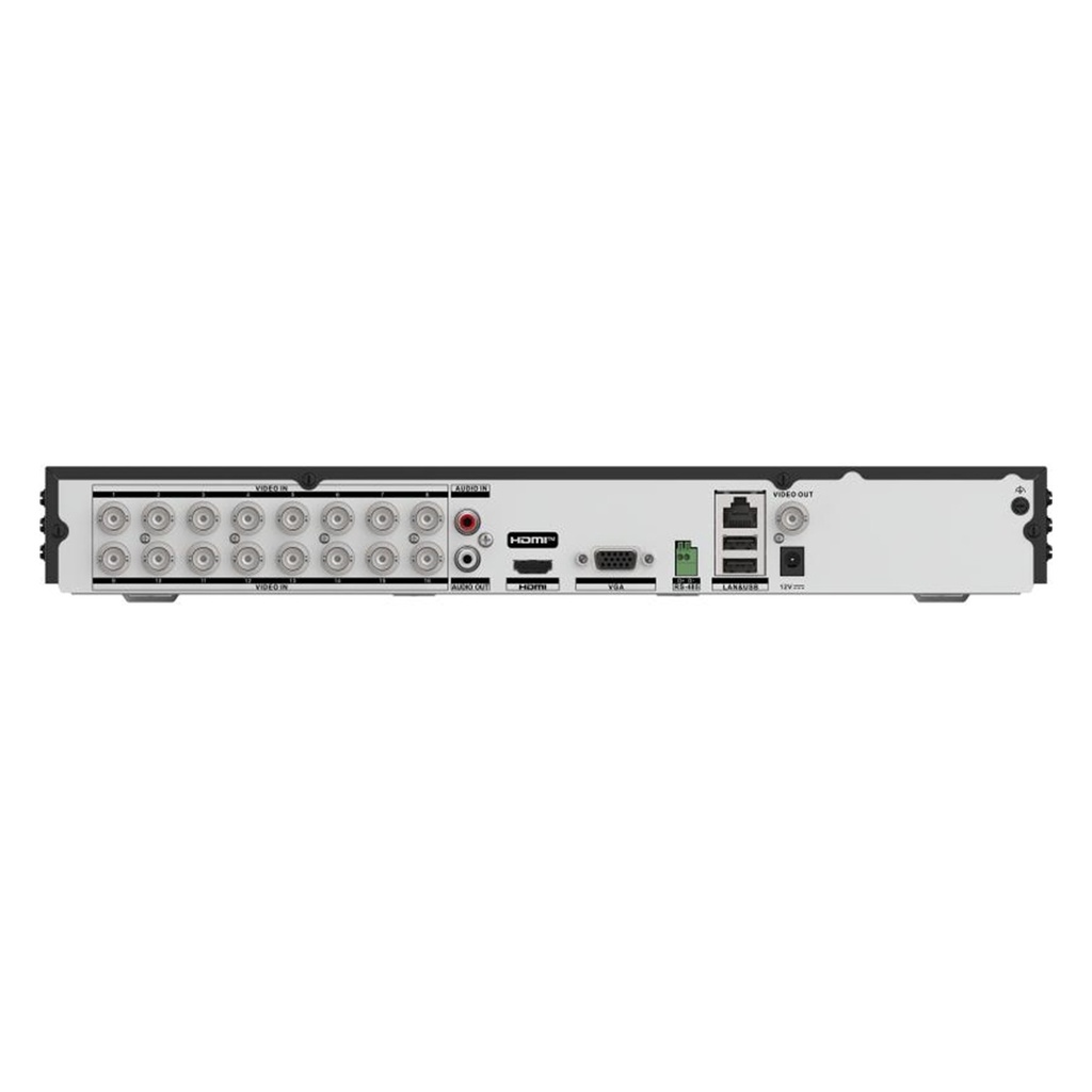 [iDS-7216HUHI-M2/XT] Hikvision - DVR 4K [8MP] 4K 16 Canales TurboHD + 16 Canales IP Audio Bidireccional Acusense Reconocimiento Facial