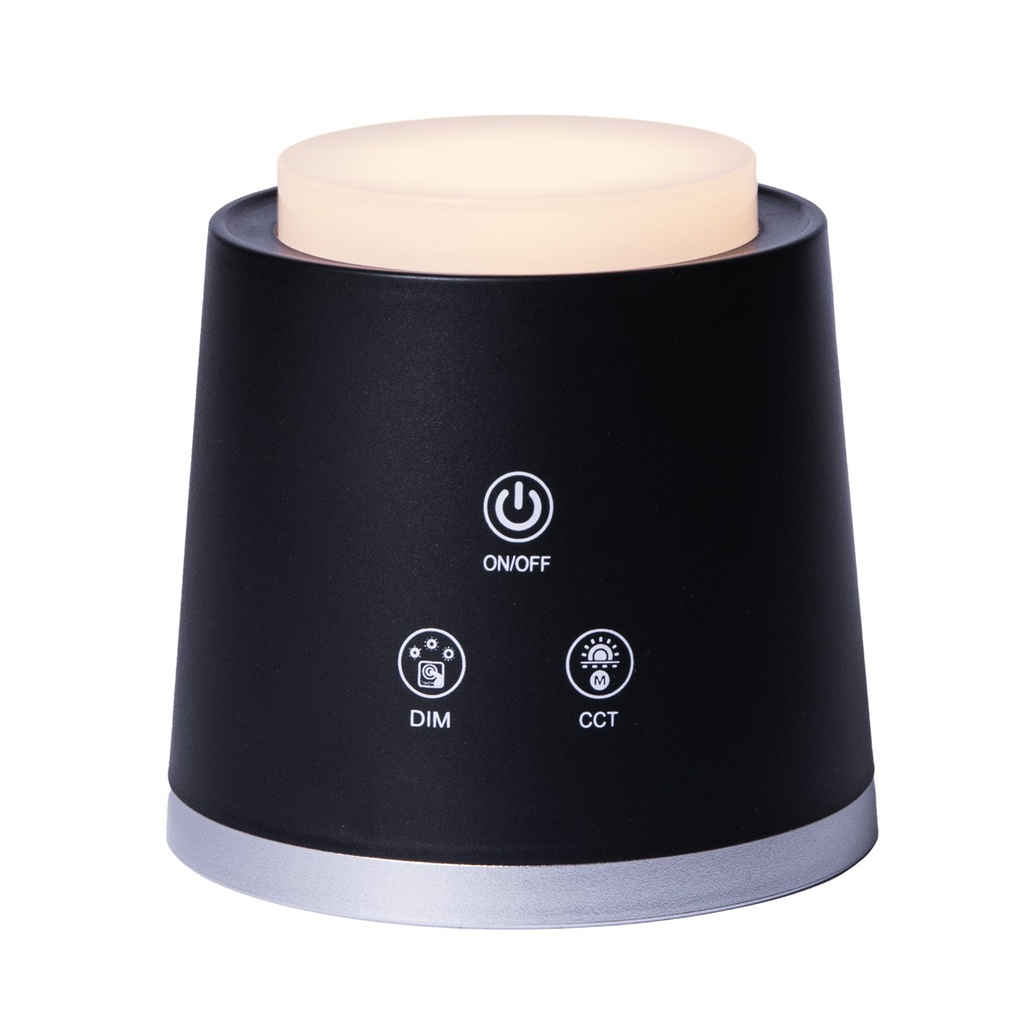 [BL1005BK] Astra - Lampara LED de Escritorio Recargable Multifuncional (Negra)