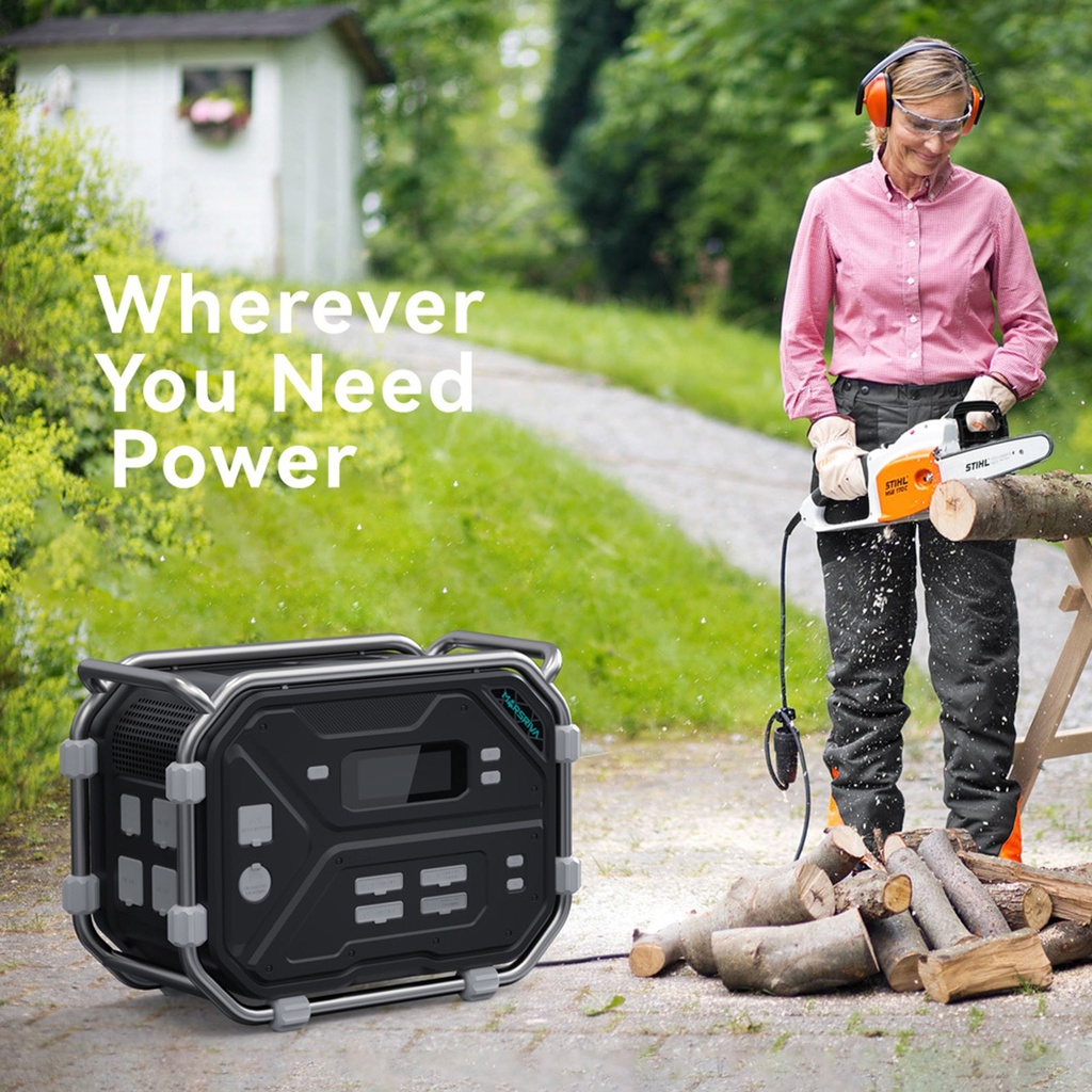 [MP24] Marsriva - Estacion de Poder Portatil 2400W [2621WH/51.2V/51200MAH]