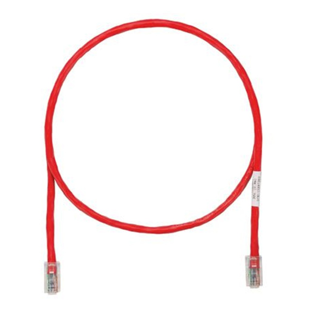 [UTPCH10RDY] Panduit - Patch Cord UTP Categoria 5E Rojo 24 AWG Pan-Net [10ft/3M] [Unidad]