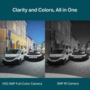 [C350-2.8] Vigi By TP-Link - Cámara IP Alta Definición [5Mp] Tipo Bullet Full Color con Audio PoE y 12 IP67 [Lente 2.8mm]