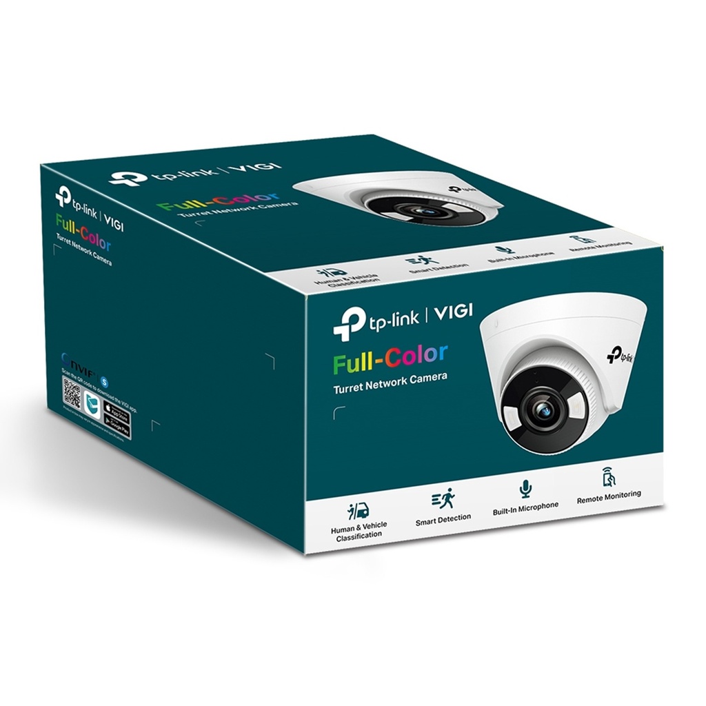 [C440I-2.8] Vigi By TP-Link - Cámara IP Alta Definición [4Mp] Tipo Turret con IR PoE y 12V [Lente 2.8mm]