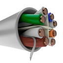 [AB356NXT08] Nexxt - Cable UTP Categoria 6 100% Cobre 23AWG CM Interior Gris [305m/1000ft]