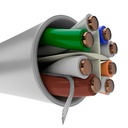 [AB356NXT31] Nexxt - Cable UTP Categoria 6 100% Cobre 24AWG CM Interior Gris [305m/1000ft]