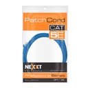 [AB360NXT02] Nexxt - Patch Cord UTP Multifilar Categoria 5E Azul 26AWG Revestimiento CM [1M/3ft] [Unidad]