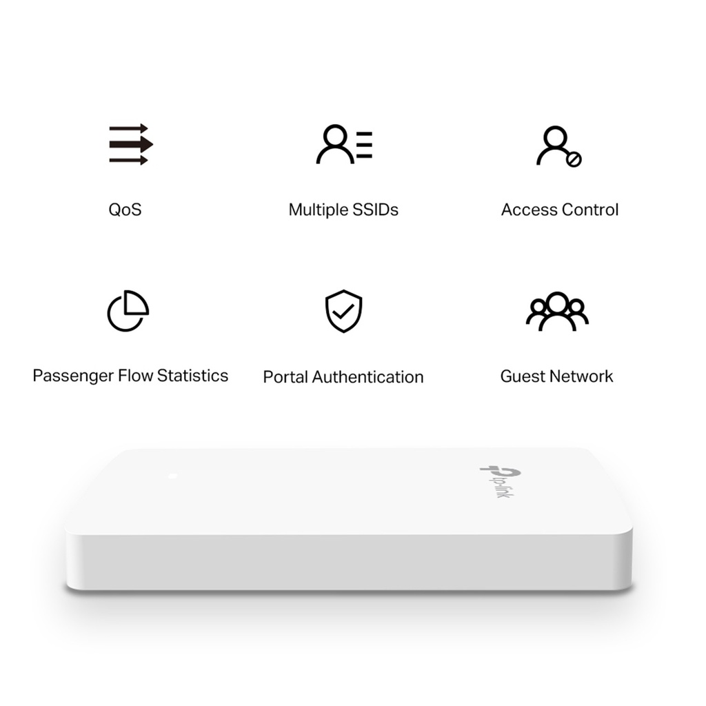 [EAP235-Wall] TP-Link - Punto de Acceso de Pared Inalambrico Doble Banda Gigabit MU-MIMO Omada AC1200