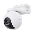 [CS-CB8/SP-R105(3MP Type-C)] Ezviz - Kit Cámara Domo IP PT Inalambrica con Bateria HD 2K [3MP] WiFi Rotatoria Lente 4mm con Panel SolarExterior/Interior