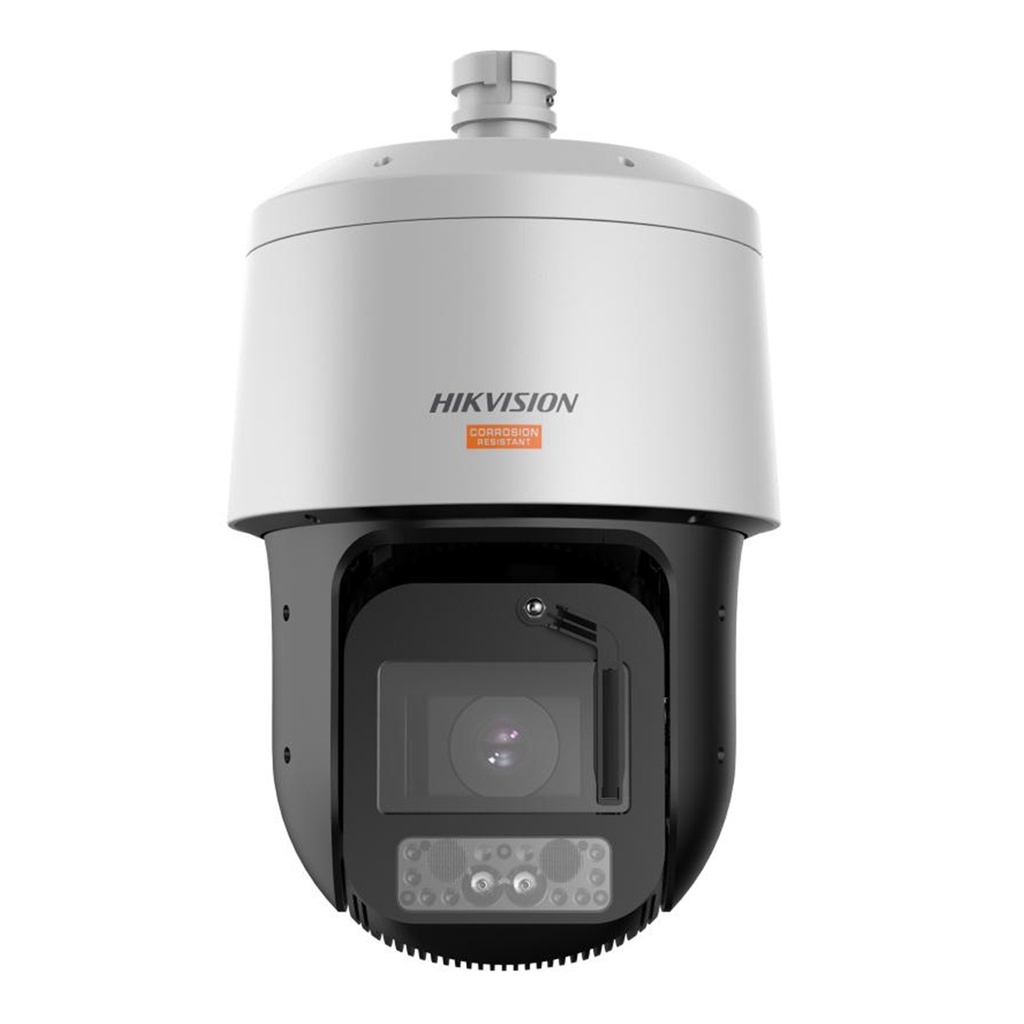 [DS-2DT8C442MXG-LWT] Hikvision - Cámara PTZ IP [4Mp] 42X Zoom Dual Light (500 mts IR / 100 mts Luz Blanca) Polimero Anticorrosivo (Ideal para Zonas Costeras o Alta Salinidad) AutoSeguimiento DARKFIGHTER EIS Exterior IP67 NEMA 4X C5 Wiper Micro SD