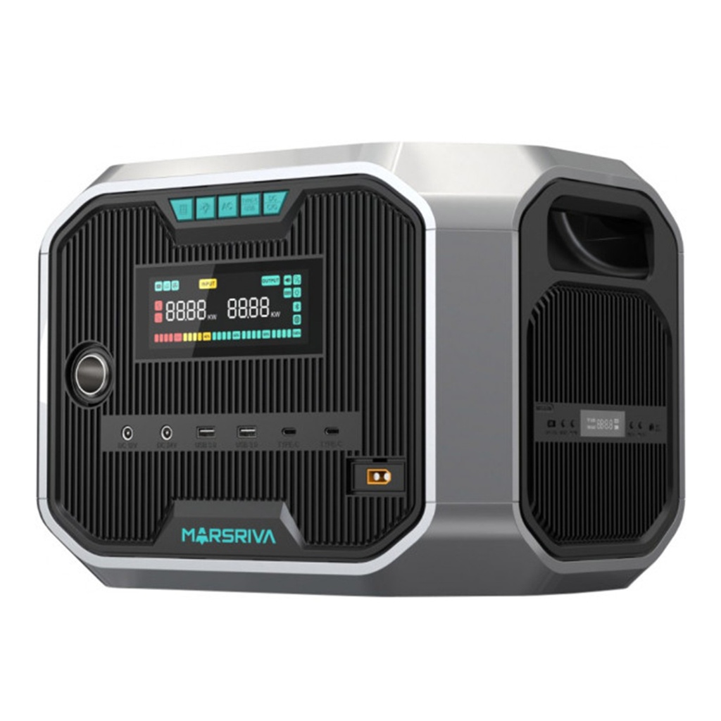 [MP12] Marsriva - Estacion de Poder Portatil 1200W [1310WH/25.6V/51200MAH]