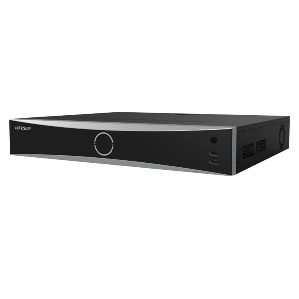 [DS-7732NXI-K4/16P(D)(STD)] Hikvision - NVR 4K [12MP] 32 Canales IP 16 Puertos POE+ Salida de vídeo 4K AcuSense Switch PoE 300 mts Alarmas I/O