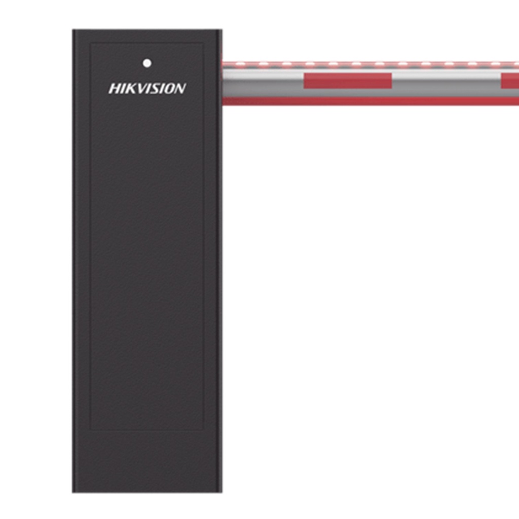 [DS-TMG300-DR/A(3 light bar)(O-STD)] Hikvision - Barrera Vehicular DERECHA Brazo Iluminado Rojo/Verde de 4 mts Incluido 3 Seg para Apertura Cierre Automático con Tiempo Configurable 2,500,000 MCBF
