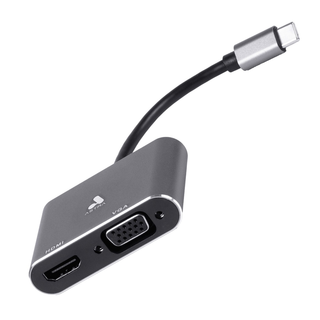 [CHB026] Astra - Adaptador Tipo C a HDMI / PD100W / USB 3.0