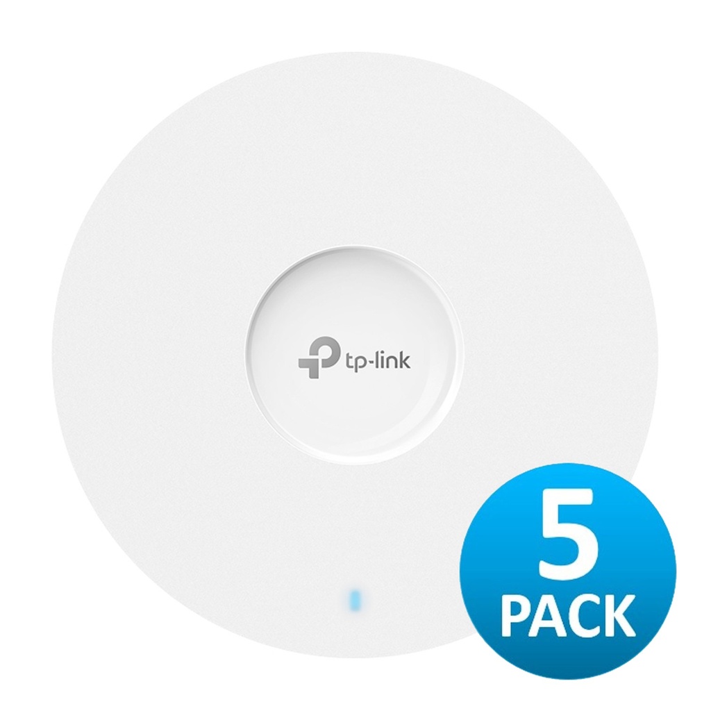 [EAP613(5-PACK)] TP-Link - Punto de Acceso WiFi 6 de Montaje en Techo AX1800 Omada Mesh [5 Unidades]