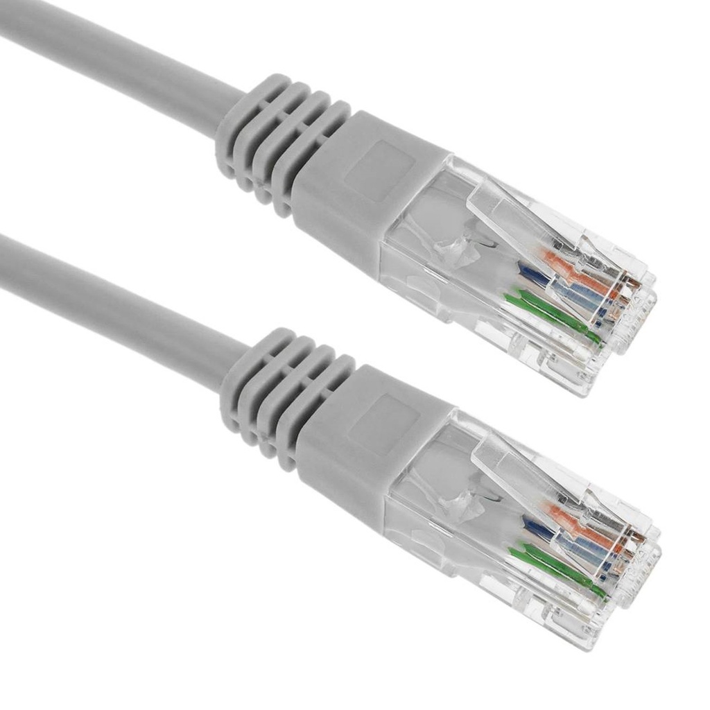 [WP-PC-C6-2GRAY] Wireplus - Patch Cord UTP Categoria 6 Color Gris [2 Metros] [Unidad]