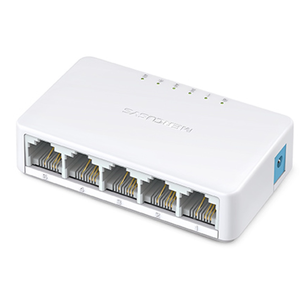 [MS105] Mercusys - Switch de Escritorio de 5 Puertos a 10/100 Mbps