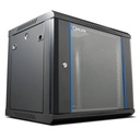 [WM6409] Onlink - Rack de Pared Cerrado Fijo 9U 600x450x501mm con Puerta de Vidrio