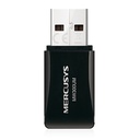 [MW300UM] Mercusys - Adaptador Mini USB Inalambrico WiFi N300 de 300Mbps