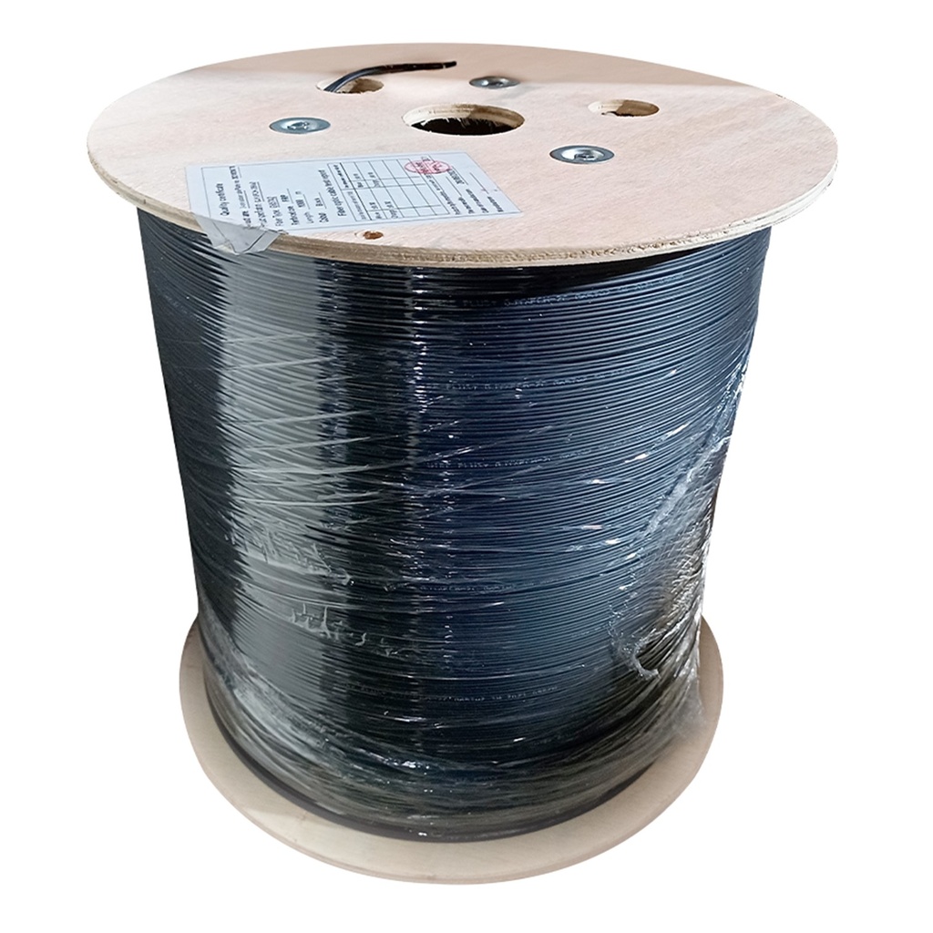 [WPF-CAB-FTTH-2C-1KM] Wireplus - Cable Drop Outdoor de Fibra Optica FTTH 2 Hilos FRP G657A2 [Bobina 1000 Metros]