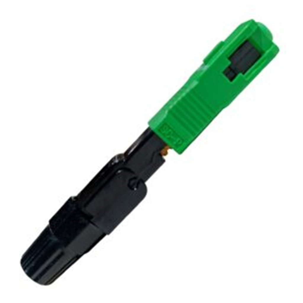 [WPF-CON-SCAPC] Wireplus - Conector de Fibra Optica FTTH SC-APC Verde [Unidad]
