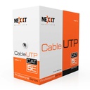 [AB355NXT02] Nexxt - Cable UTP Categoria 5E 100% Cobre 24AWG CM Interior Azul [305m/1000ft]
