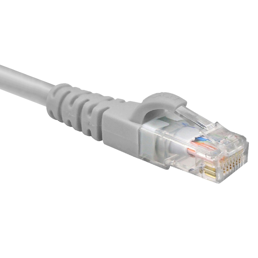 [AB361NXT34] Nexxt - Patch Cord UTP Multifilar Categoria 6 Gris 24AWG Revestimiento CM [30cm/1ft] [Unidad]