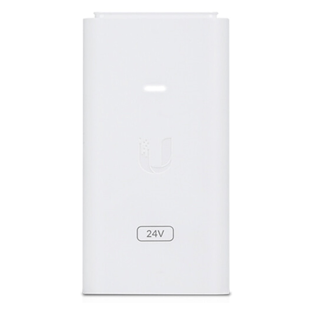 [POE-24-12W-WH] Ubiquiti - Adaptador PoE de 24VDC 0.5A 12W [Blanco]