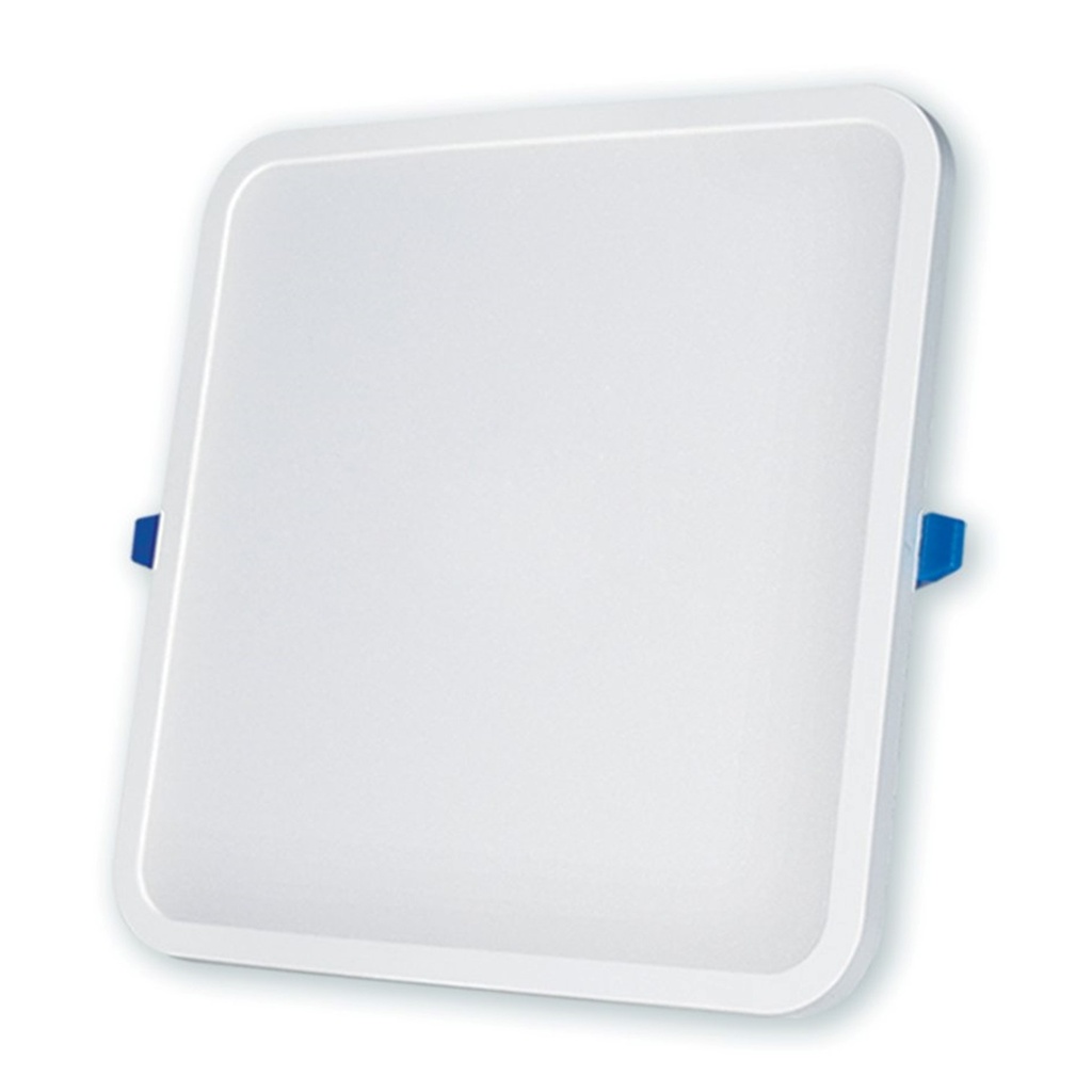 [308CHL-4K] Lucerna - Lampara Panel HighLumen LED 8W 3" 4000K Luz Fresca Cuadrada Empotrar 640lm