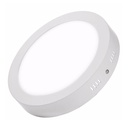 [818SCL-6.5K] Lucerna - Lampara Panel Driver/Integrado LED Compact Lumen 18W 8" 6500K Luz Fria Redonda Superficial 1710lm
