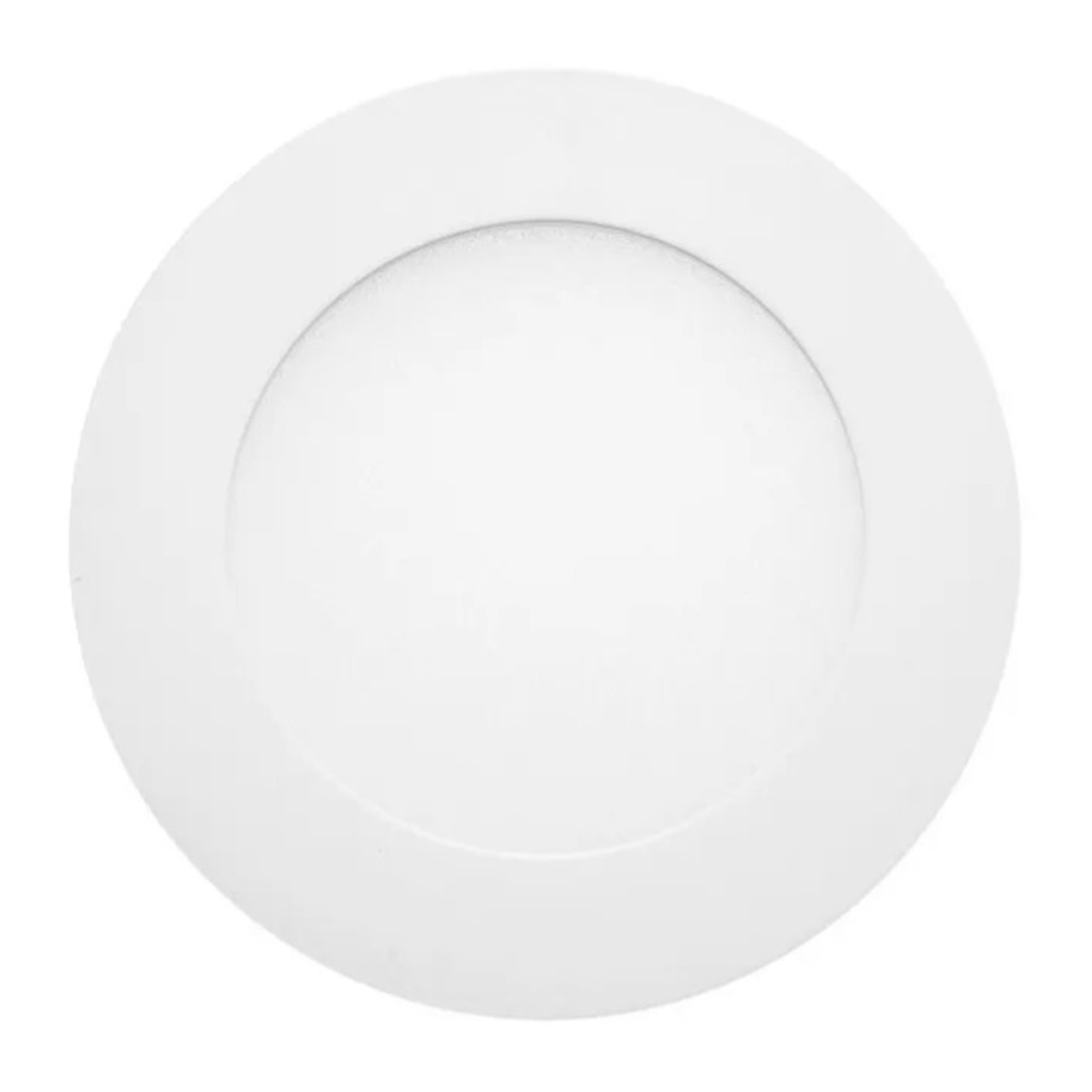 [DL-002-PS] DuraLED - Lampara Panel LED 6W 6500K Luz Fria Redonda Empotrar