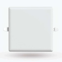 [DL-038-CCT] DuraLED - Lampara Panel LED 6W CCT 3en1 3000K-4500K-6500K Cuadrada Empotrar Infinity [Sin borde]