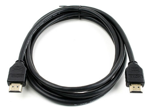 [WP-HDMI-1] Wireplus - Cable HDMI Macho Doble HD Goma Color Negro [1 Metro]