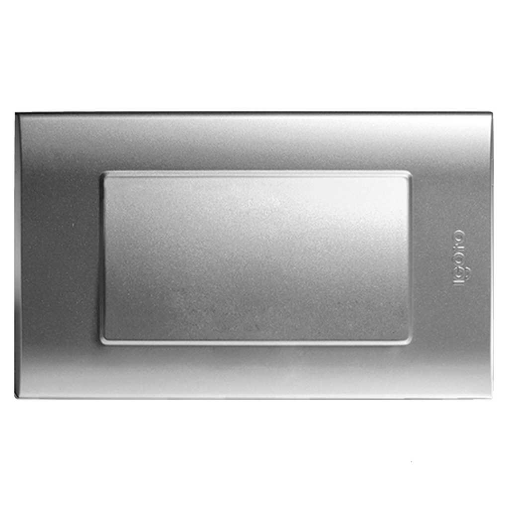 [B1200-S] Igoto - Tapa Ciega 4x2 Serie B Plata