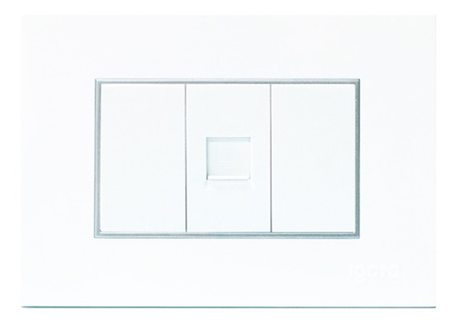 [Z408-W] Igoto - Toma de Red RJ-45 Serie Z [Blanco]