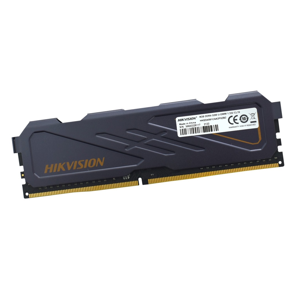 [HKED4081CAA2F0ZB2] Hikvision - Memoria RAM DDR4 8Gb Udimm 3200Mhz CL16 288 Pines Hikstorage