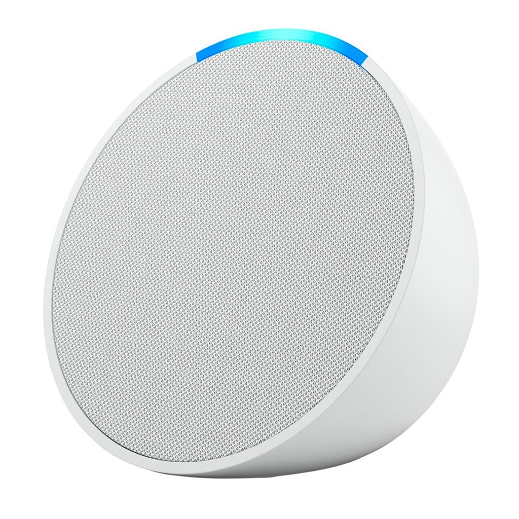 [ECHOPOP-BLANCO] Amazon - Altavoz Inteligente y Compacto con Sonido Definido + Alexa