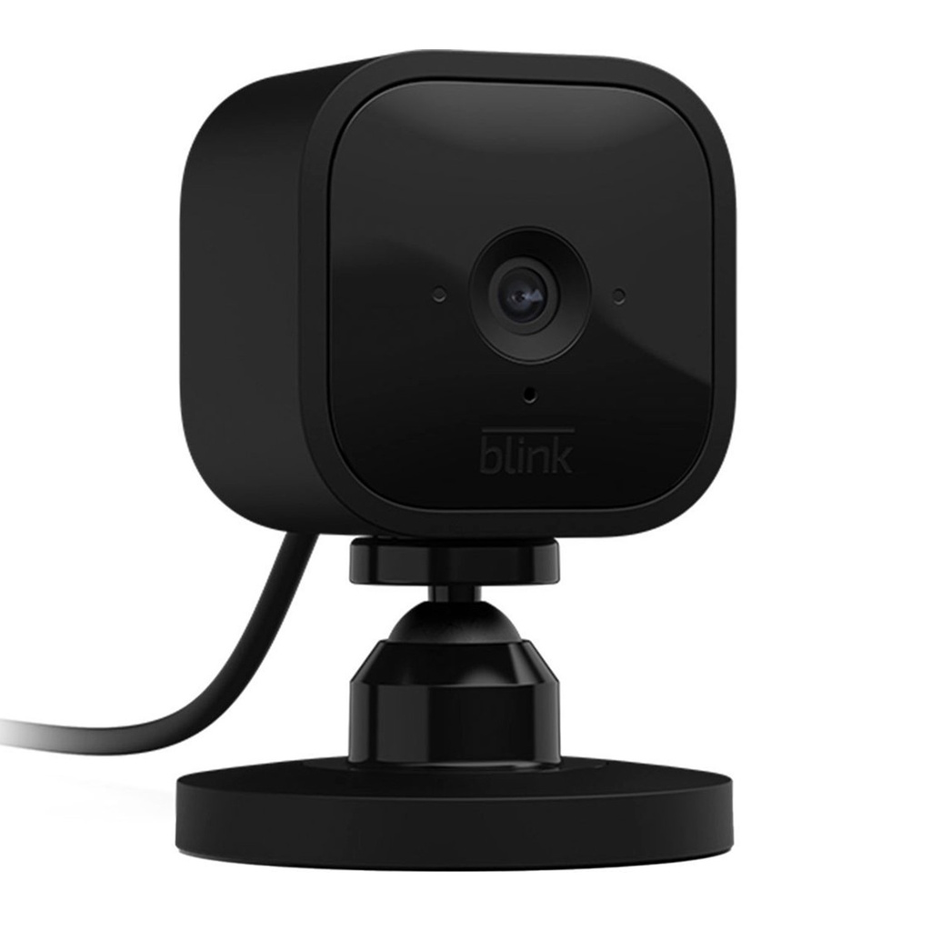 [INDOOR-MINI-BLACK] Blink - Cámara Domo Ip Inalambrica HD 1080P [2MP] WiFi para Interiores Compatible con Alexa [Negro]