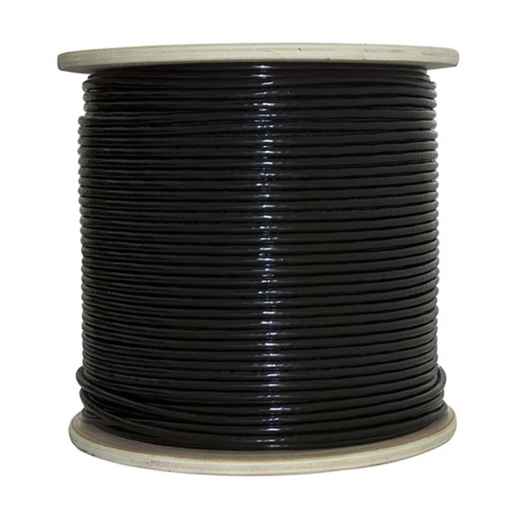 [ATO-CUC6OUTCCA3] Owire - Cable UTP Categoria 6 CCA Exterior Color Negro [Bobina 305 Metros]