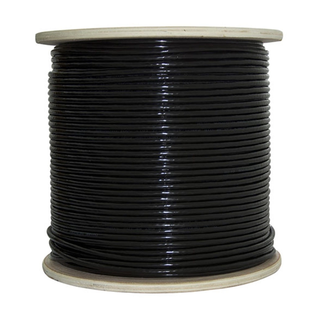 [OW-CAB-FTPC6-305-COB] Owire - Cable FTP Categoria 6 Exterior Color Negro [Bobina 305 Metros]