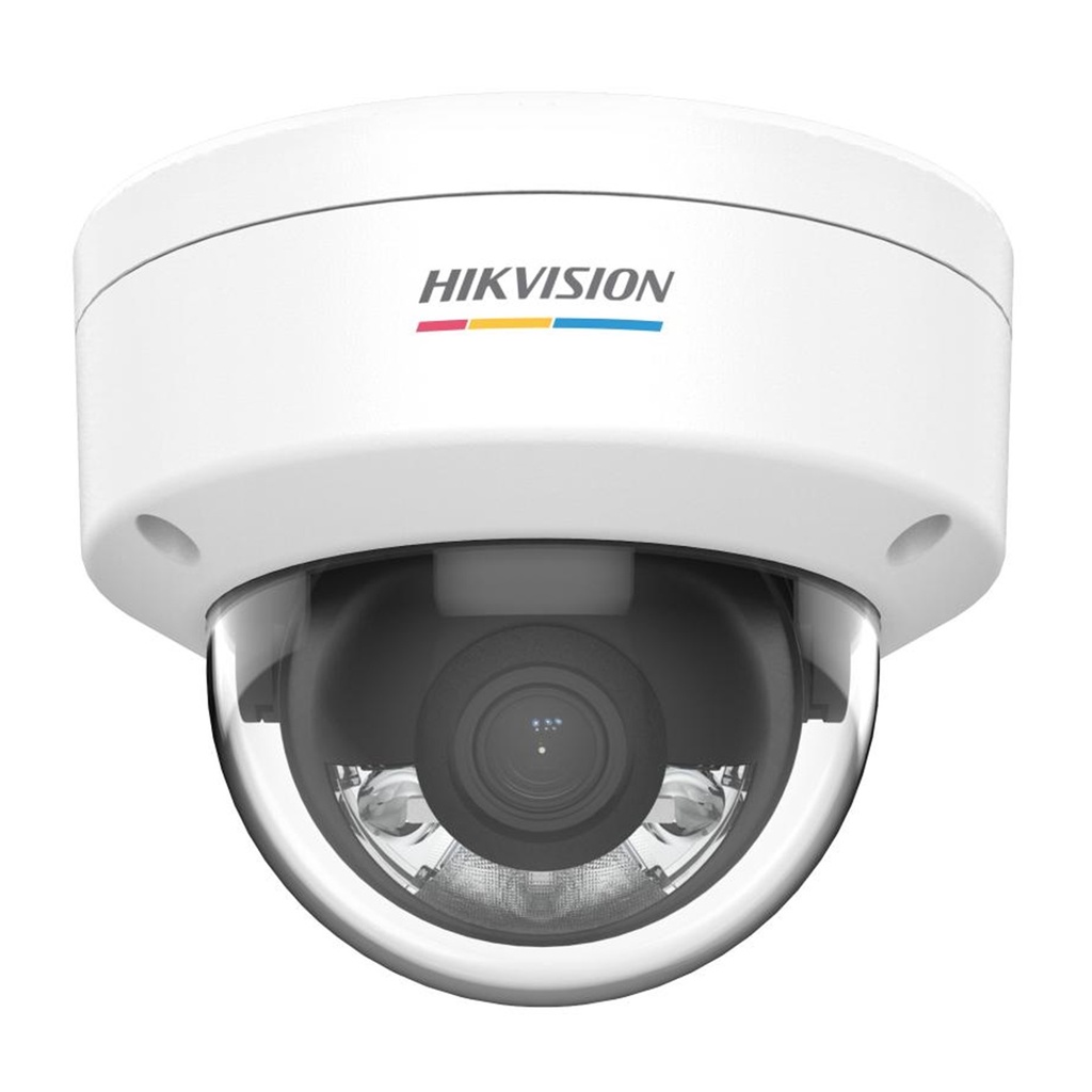 [DS-2CD1127G0-LUF(2.8mm)] Hikvision - Cámara HD Domo ColorVU IP 1080P [2MP] Lente 2.8mm [Metal/Plástico]