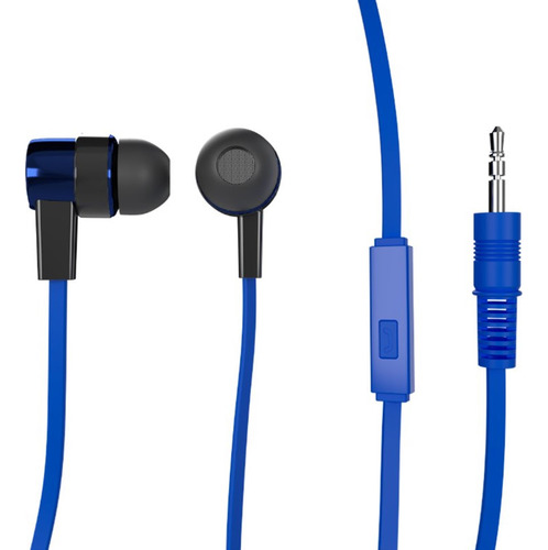 [XTG-235-BLUE] Xtech - Audifonos ON-THE-GO Internos con Microfono [Azul] Cable [1 Metro]