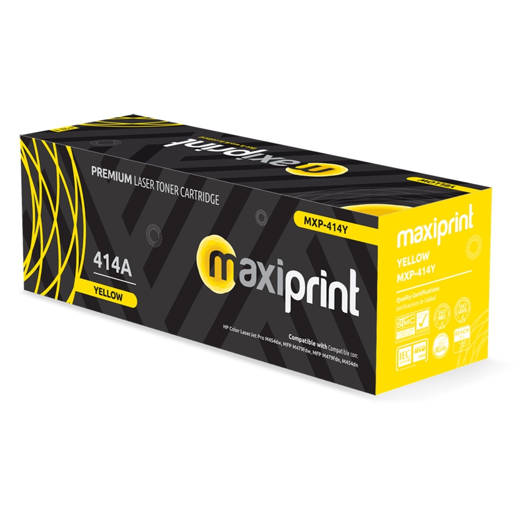 [MXP-414Y(C/CHIP)] Maxiprint - Toner Compatible HP Yellow W2022A [Con Chip]