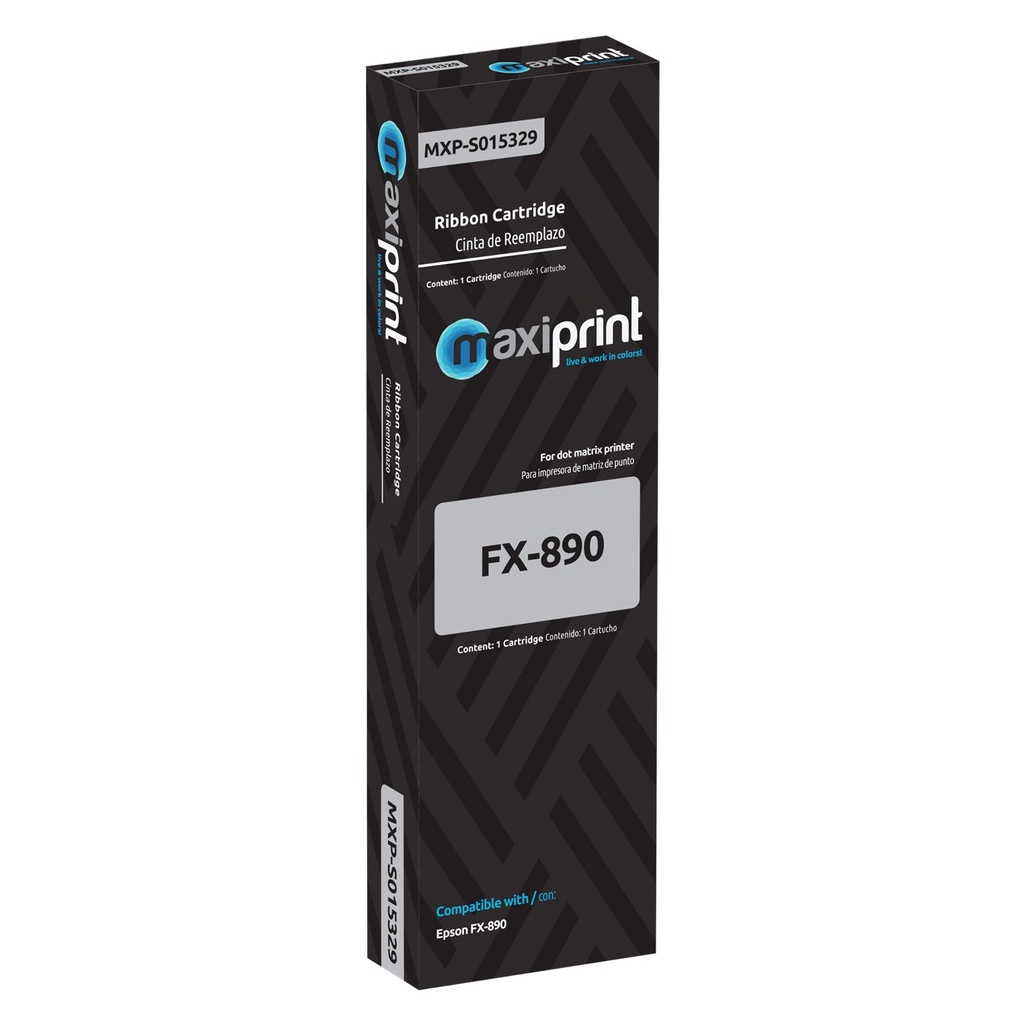 [MXP-FX890/S015329] Maxiprint - Cinta Compatible Epson FX890/S015329