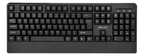 Teclado Estandard USB Delux [Negro] K6700