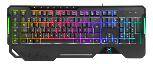[K9600U] Delux - Teclado Gaming [Negro]