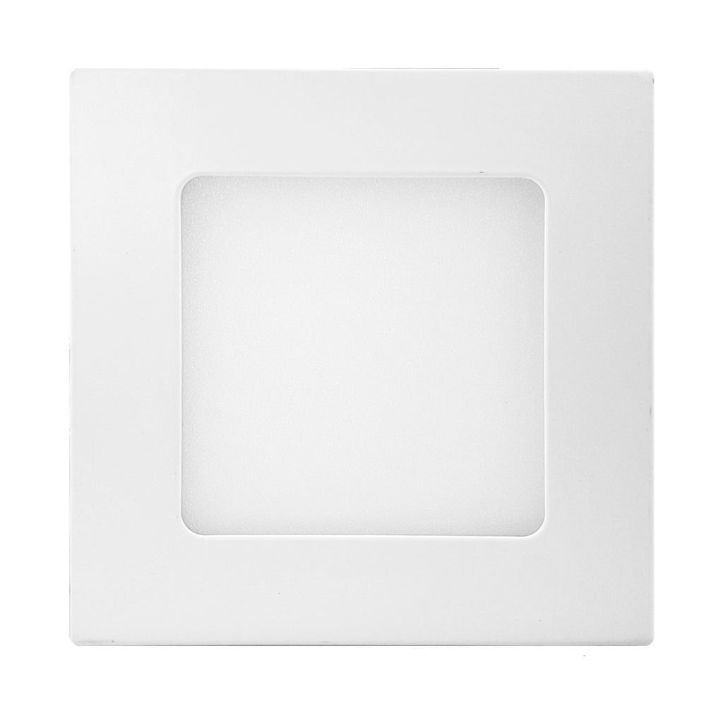 [DL-007-PS] DuraLED - Lampara Panel LED 6W 6500K Luz Fria Cuadrada Empotrar