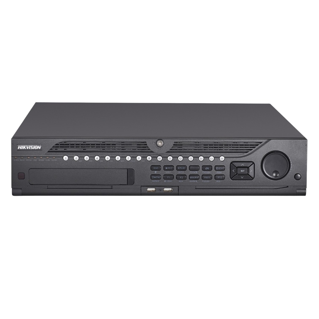 [DS-9024HUHI-K8] Hikvision - DVR 4K [8MP] Pentahibrido 24 Canales Turbo + 24 Canales IP 16 Alarma