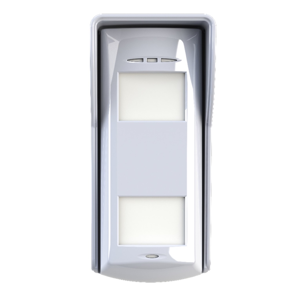 [DS-PD2-T12AME-EL] Hikvision - Sensor De Movimiento Exterior Cableado Dual-Tech con Doble Tecnología Microondas y PIR Inmunidad a Mascotas de 24 Kg Exterior
