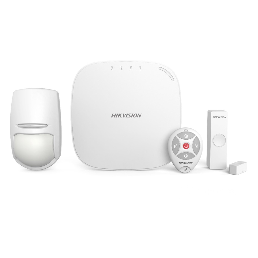 [DS-PWA32-KG] Hikvision - Kit Panel de Alarma 32 Zonas LAN + WiFi AXHUB